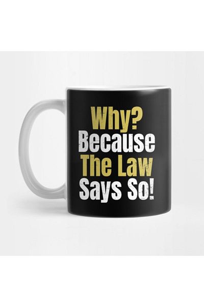 TatFast Attorney T - كوب هدية رائع ومهر وعرض تقديمي لأن القانون يقول ذلك