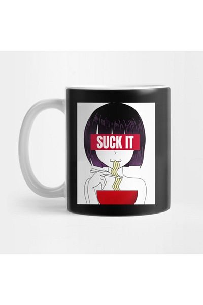 TatFast Kawaii Anime Girl Japanese Ramen Noodles -  Mug, Gift and Presentation Set