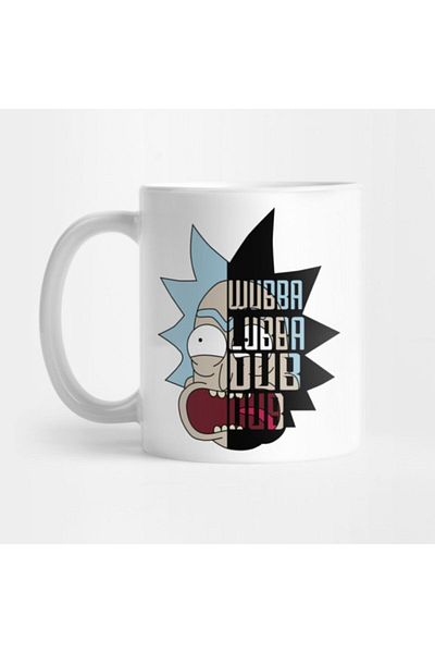 TatFast كوب Wubba Lubba Dub Dub، هدية، مهر، حامل عرض