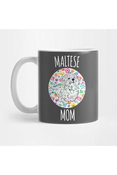 TatFast Maltese Mom Mug, Gift, Dowry, Presentation Holder