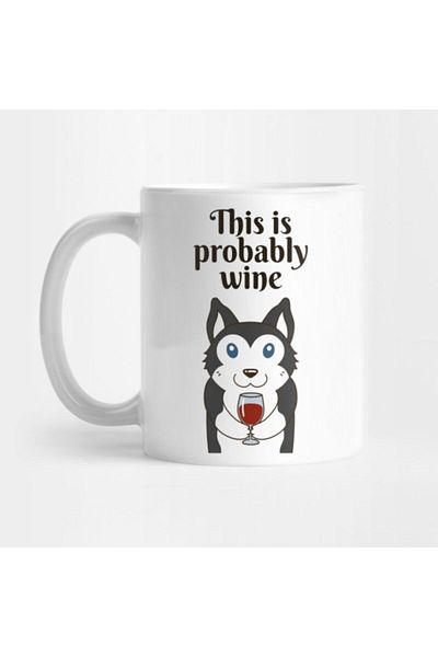 TatFast كوب النبيذ من Boston Terrier This Is Probably، هدية، مهر، عرض