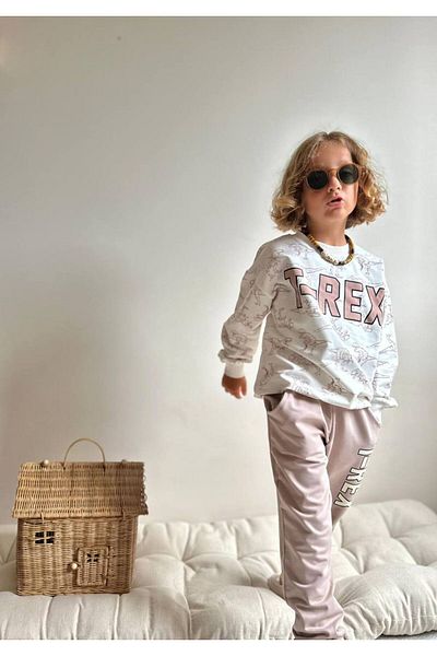 YİGİT BUTİK Boy's Set - Yigit Boutique Dinosaur Printed