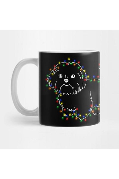 TatFast Cute Shih Tzu Tree Christmas Lights Ugly Sweater Xmas Mug