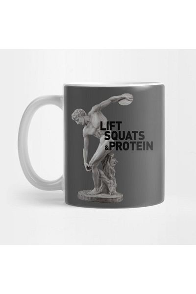 TatFast Lift, Squats & Protein Mug, Gift, Dowry, Presentation