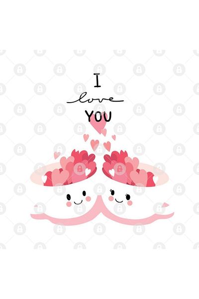 TatFast I Love You Cups - كوب خفيف، هدية، مهر، وعرض