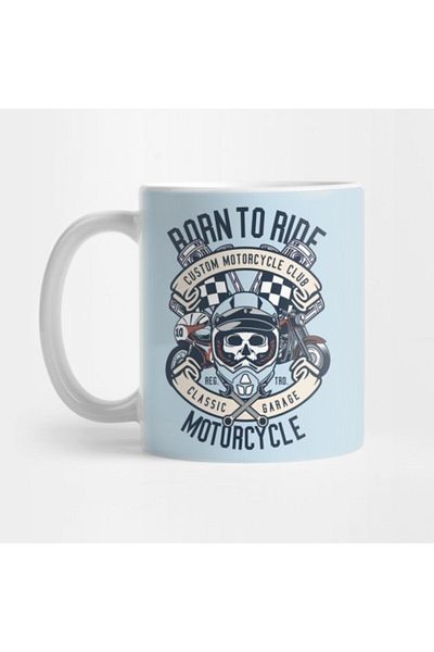 TatFast كوب دراجة نارية Born To Ride، هدية، هدية، هدية، هدية
