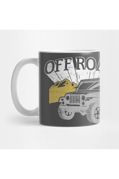 TatFast Vintage Retro Off Road Suv Mug - Gift, Dowry and Presentation