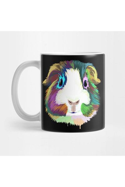 TatFast Splash Guinea Pig Mug, Gift, Dowry, Presentation Holder