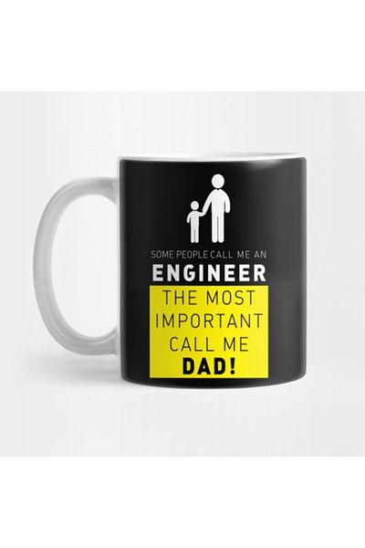 TatFast Some People Call Me Engineer, The Most Important Call Me Dad Mug