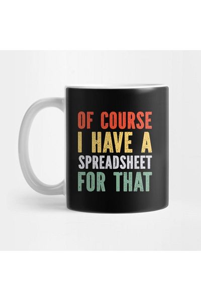 TatFast I Have A Spreadsheet For That كوب، هدية، مهر، عرض