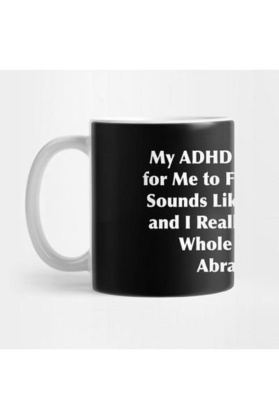 TatFast My Adhd Makes It Hard For Me To Focus And Focus Sounds مثل Hocus Pocus وI Just Like Magic Mug