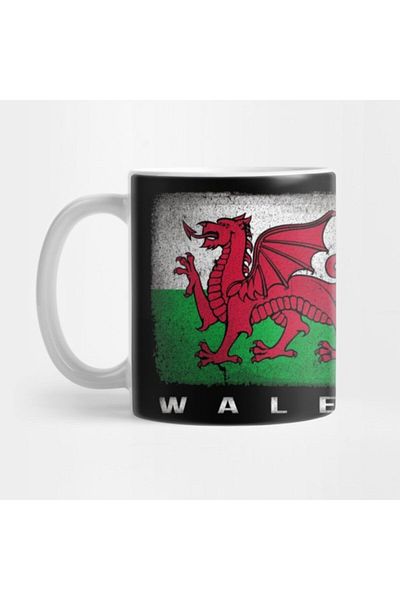TatFast Wales Flag Welsh Dragon Cymru Gifts For Everyone Made In Us Mug