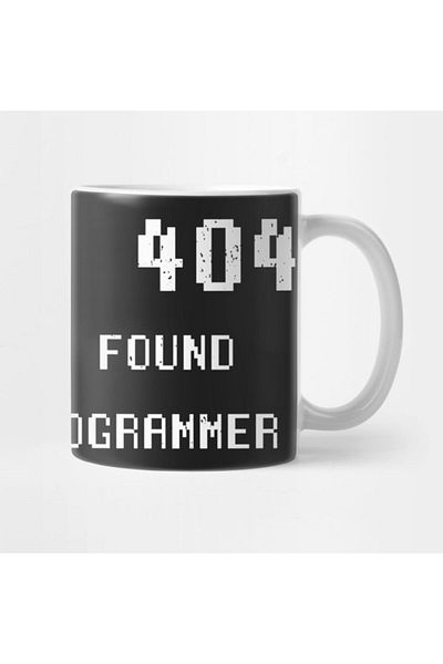 TatFast Funny Geek Error 404 Life Not Found...I'm A Programmer Mug