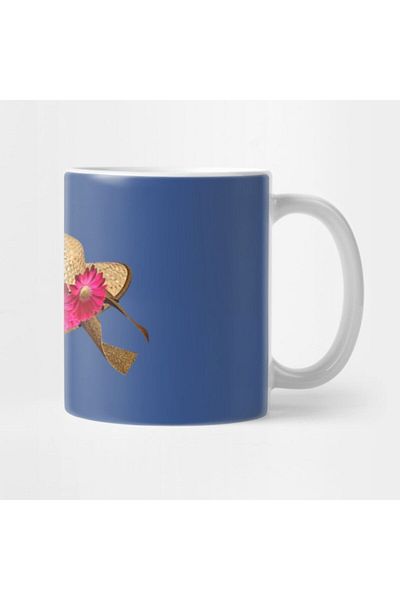 TatFast Floral Patterned Line - Summer Gerbera Mug Gift Dowry Presentation