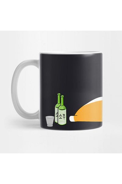 TatFast Soju Corgi Nightlife t Mug, Gift, Dowry, Presentation Holder