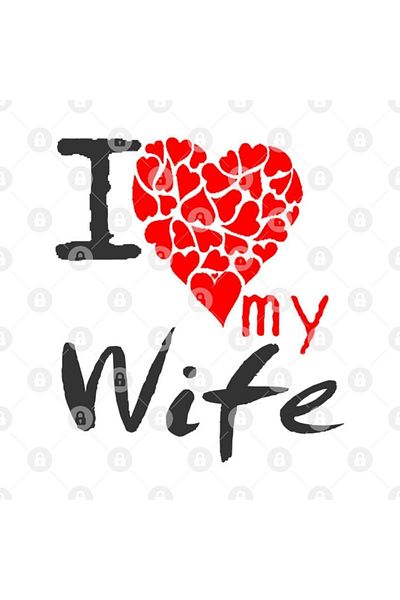 TatFast هدايا الذكرى السنوية للرجال - هدية عيد الحب للزوج من الزوجة - كوب I Love My Wife S