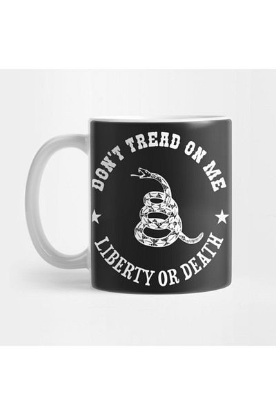 TatFast كوب Don't Tread On Me، هدية، مهر، عرض