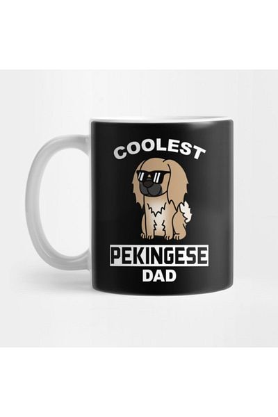 TatFast Coolest Pekingese Dad Mug, Gift, Dowry, Presentation Holder
