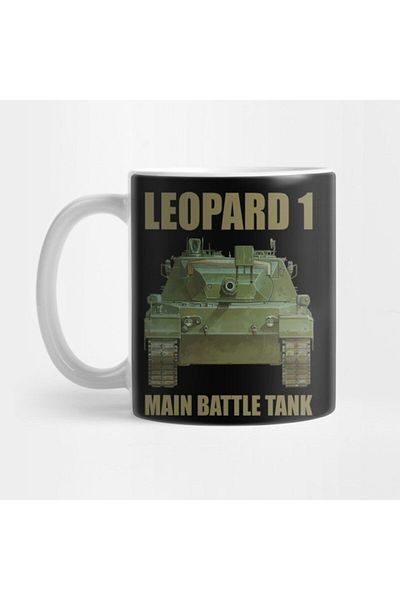 TatFast Leopard 1 Main Battle Tank Mug, Gift, Dowry, Presentation Holder