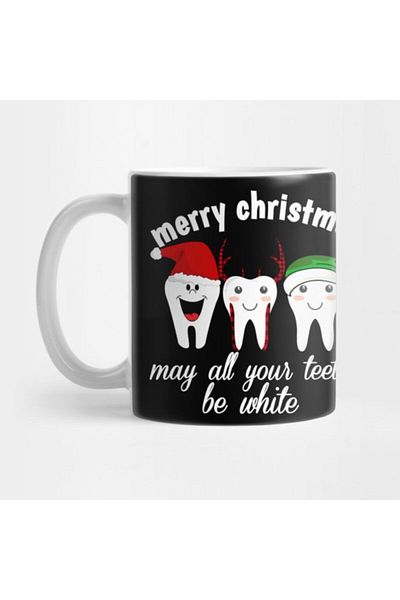 TatFast Dentist Teeth Christmas Costume - Dental Tooth Mug, Gift, Dowry and Presentation