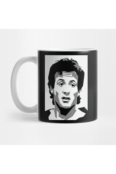 TatFast Sylvester Stallone Mug, Gift, Dowry, Presentation Holder