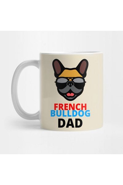 TatFast French Bulldog Dad Mug, Gift, Dowry, Presentation Holder