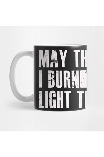 TatFast May The Bridges I Burn Light The Way Mug، هدية، مهر، عرض