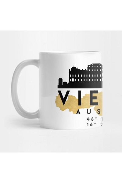 TatFast كأس Vienna Austria Skyline - هدية، مهر، عرض