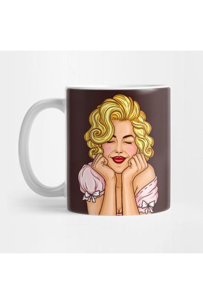 TatFast Contemporary Pop Art Female # 2 Mugs, Gift, Dowry, Presentation Holder