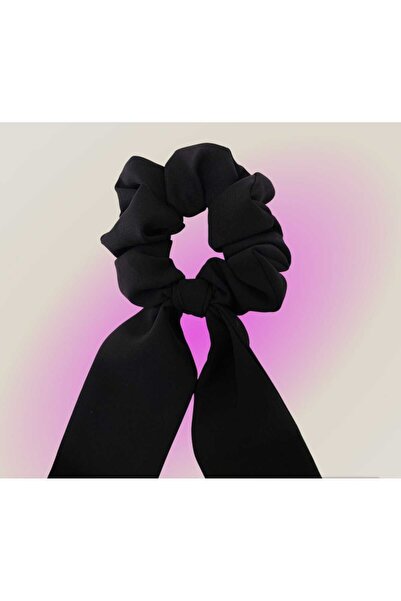 Minvallife إبزيم الخبز Scrunchie باللون الأسود