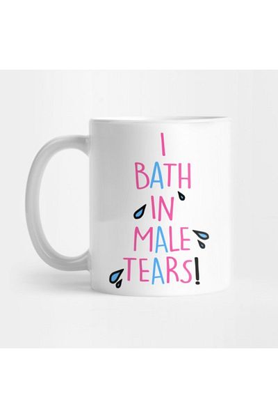 TatFast النسوية |   كوب I Bath In Male Tears، هدية، مهر، عرض