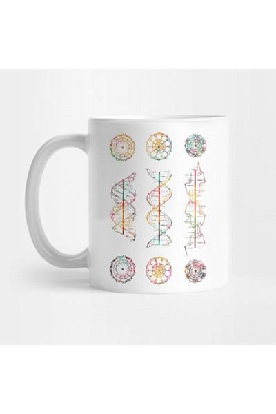 TatFast كوب A-, B-, And Z-DNA، هدية، مهر، حامل عرض