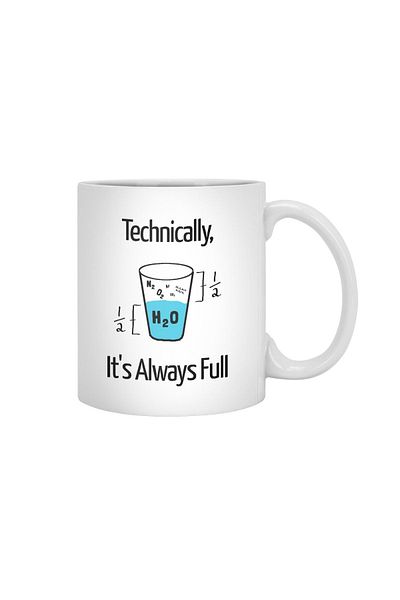 Fizello كوب أبيض من Funny Science Joke، هدية، مهر، عرض