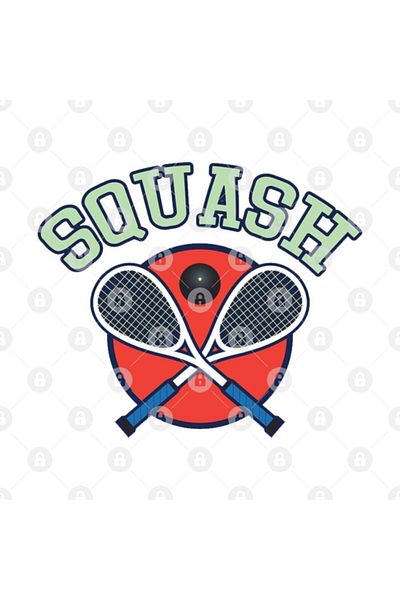 TatFast كوب Vector بشعار Squash، هدية، مهر، عرض