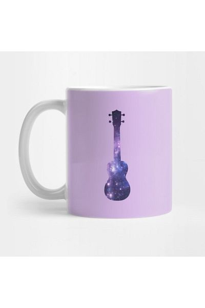 TatFast Space Ukulele Mug, Gift, Dowry, Presentation Holder