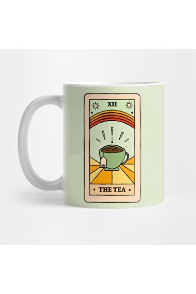 TatFast كوب بطاقة التارو للشاي، هدية، مهر، حامل عرض