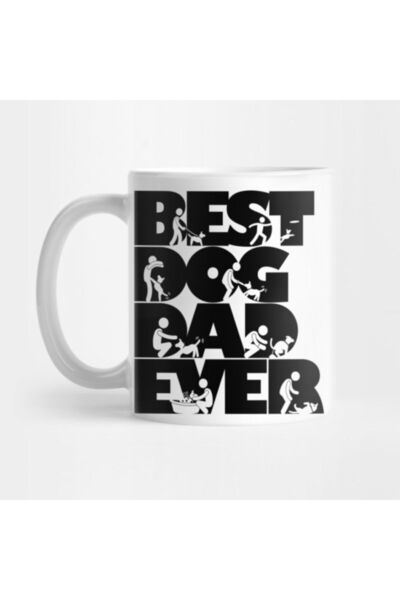 TatFast Best Dog Dad Ever Cool Gift Mug, Gift, Dowry, Presentation