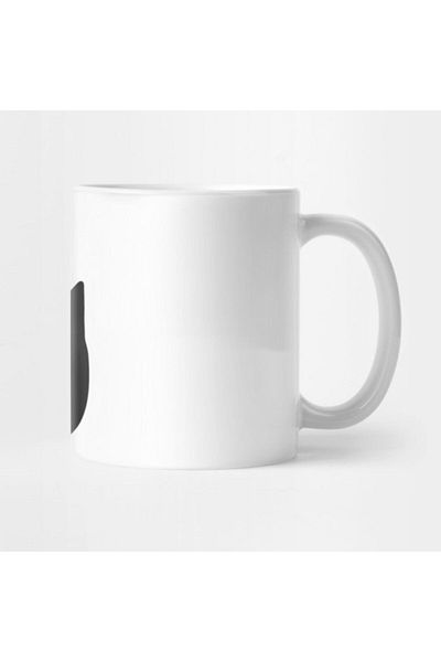 TatFast Black Cat Red Heart Mug, Gift, Dowry, Presentation