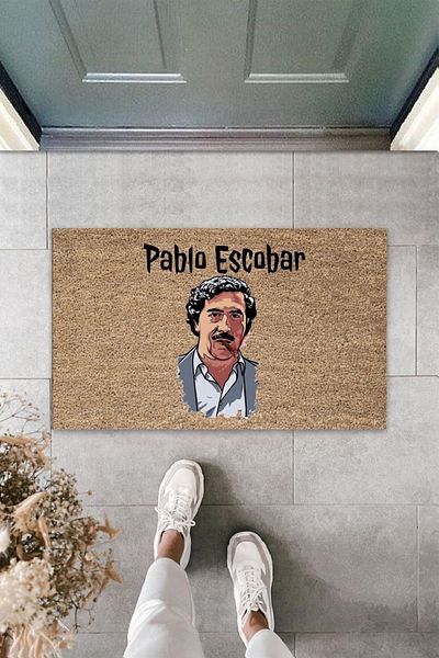 Dormot Home Modern Digital Printing - Brown Pablo Escobar Doormat - Doormat