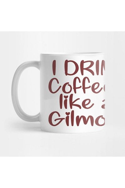 TatFast Gilmore Girls Drink Coffee Like A Gilmore Luke's Coffee T Gilmore Girls Fan Gift Brown Mug