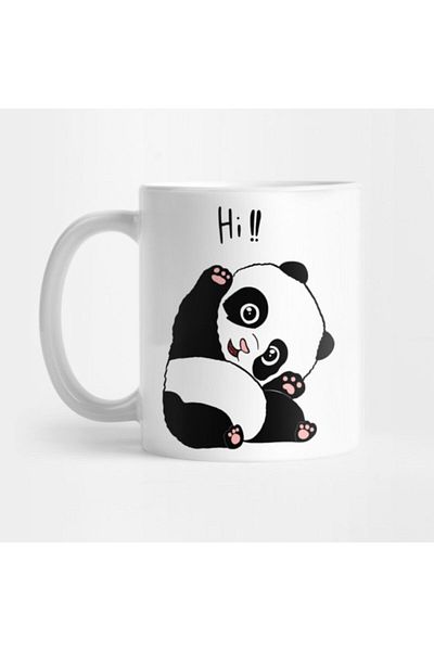 TatFast مرحبًا، كوب مضحك من Baby Giant Panda، هدية، مهر، هدية