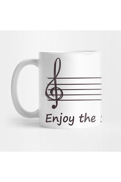 TatFast Enjoy the Silence Mug, Gift, Dowry, Presentation Holder