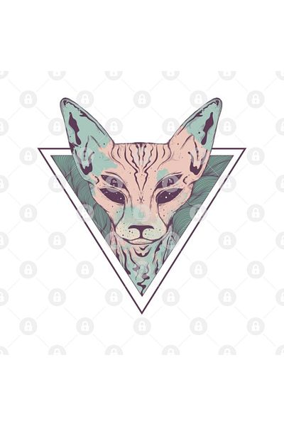 TatFast كوب Mystic Sphynx، هدية، مهر، حامل عرض