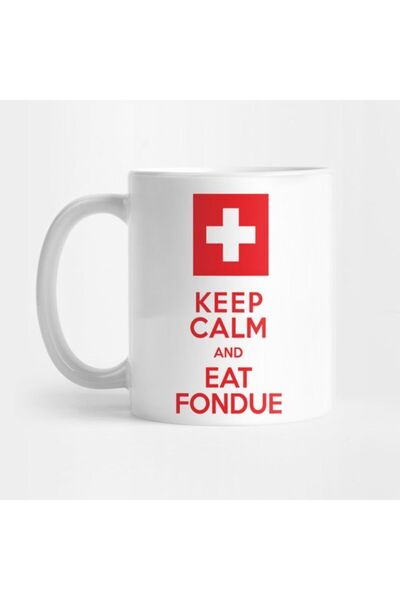 TatFast كوب Keep Calm And Eat Fund، هدية، مهر، عرض