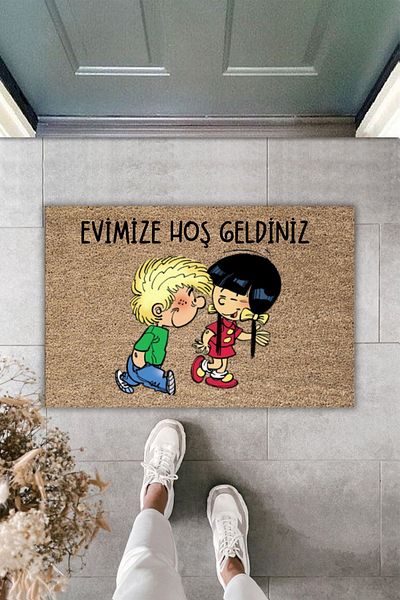 Dormot Home New Chen and Cedric - Brown Digital Printed Door Mat