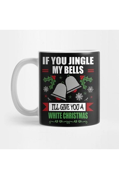 TatFast Jingle My Bells - Adult Christmas Funny T-Shirt Mug Gift Dowry Presentation Coffee Cup