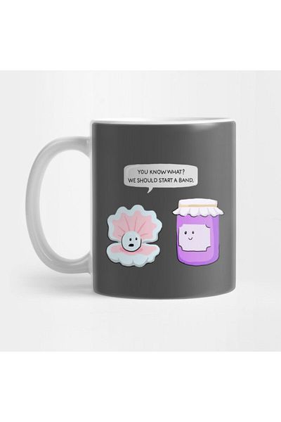 TatFast Pearl and Jam Start a Band Mug, Gift, Dowry, Presentation Holder