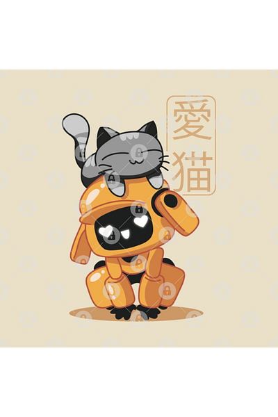 TatFast Love Death And Robots K-VRC & A Mug - هدية، مهر، عرض