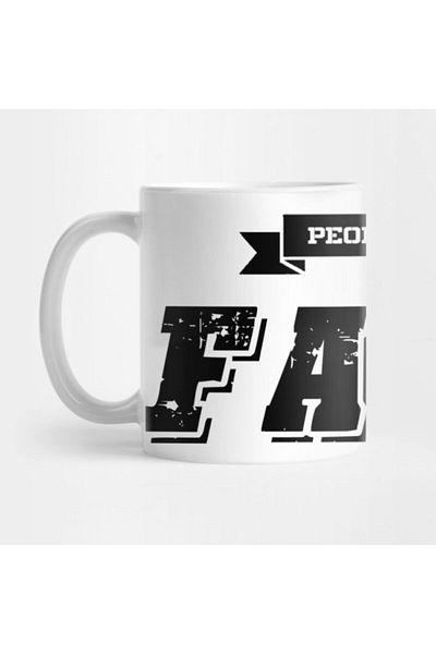 TatFast Black and White People Are Fake Printed Mug - Gift Dowry Presentation Coffee Cup