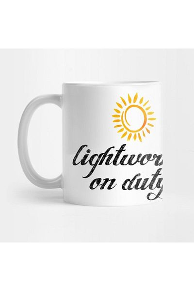 TatFast Lightworker on Duty Mug, Gift, Dowry, Presentation Holder